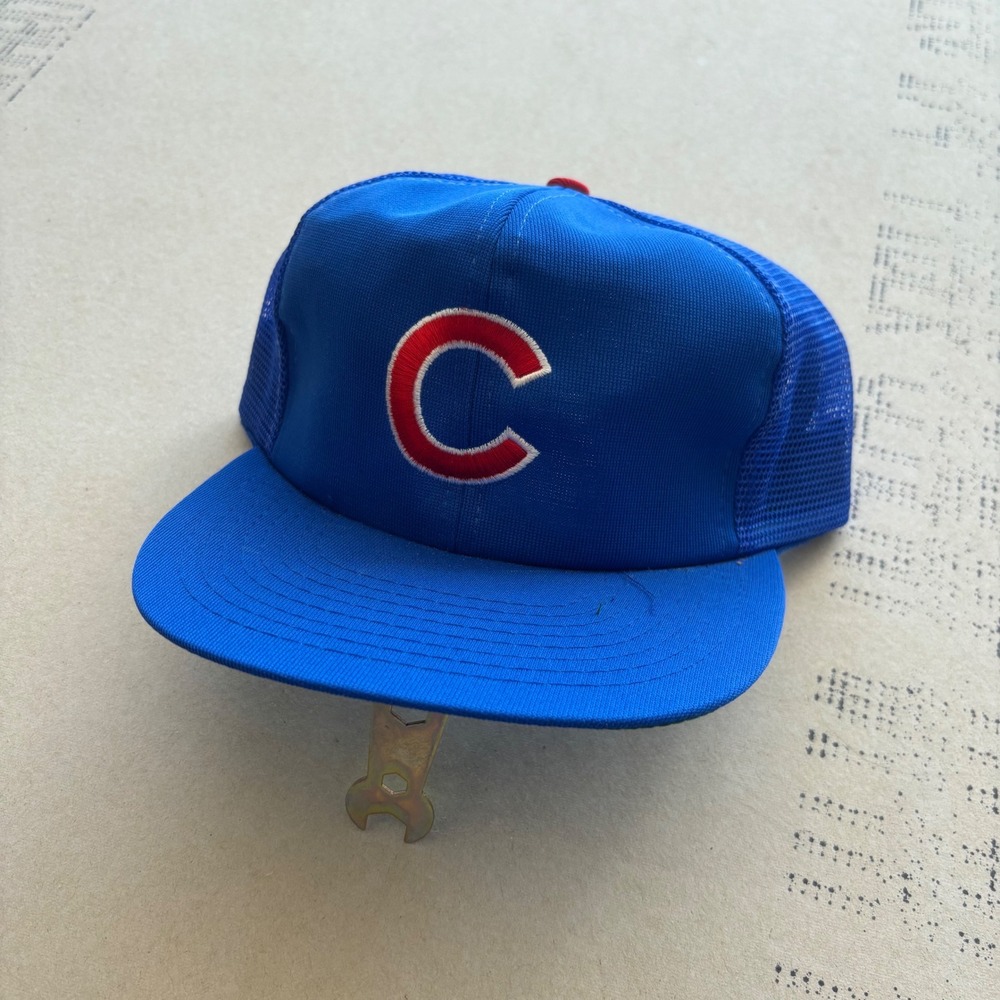 Vintage AJD Chicago Cubs Trucker Hat